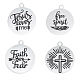 201 Stainless Steel Etched Pendants(STAS-SZ0001-15P)-1