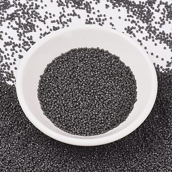 MIYUKI Delica Beads, Cylinder, Japanese Seed Beads, 11/0, (DB2368) Duracoat Opaque Dyed Charcoal, 1.3x1.6mm, Hole: 0.8mm, about 10000pcs/bag, 50g/bag