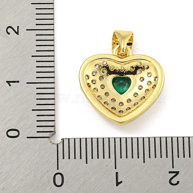 Heart Rack Plating Brass Micro Pave Cubic Zirconia Charms(KK-Z053-17G-03)-3