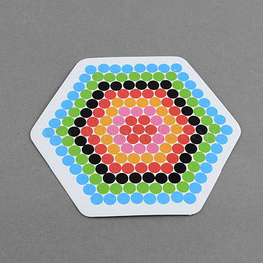 Colorful Hexagon Paper Template