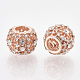 Rose Gold Plated Alloy European Beads(X-MPDL-S067-17B-RG)-2