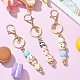 Alloy Bar Beadable Keychain for Jewelry Making DIY Crafts(KEYC-A011-01KCG)-4