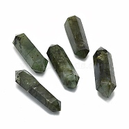 Natural Labradorite Beads, Healing Stones, Reiki Energy Balancing Meditation Therapy Wand, No Hole/Undrilled, Double Terminated Point, 54~55x13~16x12~14mm(G-F715-114J)