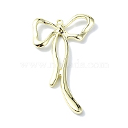 Alloy Pendant, Bowknot, Golden, 45.5x25.5x4mm, Hole: 0.5mm(FIND-Q102-10B-G)