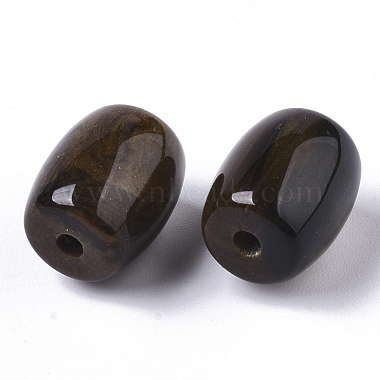 Camel Barrel Resin Beads