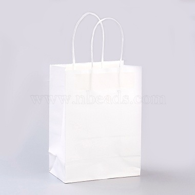 Pure Color Kraft Paper Bags(AJEW-G020-A-03)-1
