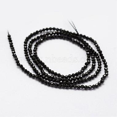 Natural Black Spinel Beads Strands(G-K185-09)-2