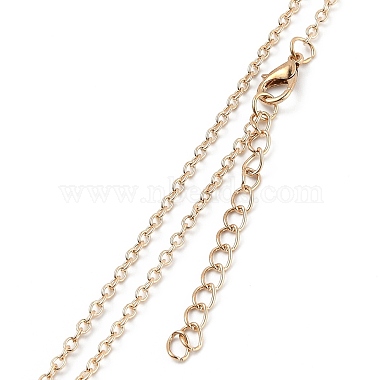 Alloy Resin Pendant Necklaces(NJEW-B0003-06LG)-3