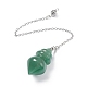 Natural Green Aventurine Pointed Dowsing Pendulums(AJEW-B020-04P-03)-2