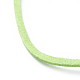 Смешанный цвет искусственного замша материалы ожерелье шнура(X-NCOR-R025-M)-3