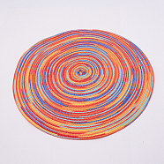 EVA Cup Mat, Table Mat, Round, Colorful, 380x2mm(AJEW-WH0017-22)