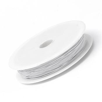 Tiger Tail Wire, Nylon-coated Stainless Steel, White, 1.0mm, about 26.24 Feet(8m)/roll, 10 rolls/group