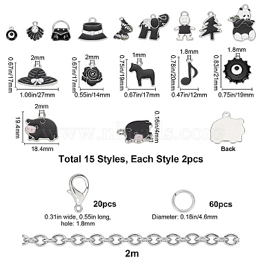 Sunnyclue наборы для изготовления браслетов с подвесками своими руками(DIY-SC0013-59)-2
