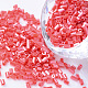 Opaque Colors Lustered Two Cut Glass Seed Beads(SEED-Q022-125)-1