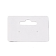 長方形の紙 3.5x5x0.05 ペア イヤリング ディスプレイ カード (吊り下げ穴付き)(CDIS-C004-04A)-3