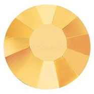 Preciosa&reg Crystal Hotfix Flatback Stones, Czech Crystal, Round(438 11 612 Chaton Rose VIVA 12 &reg), 00030 262 Aurum, SS16(3.8~4mm)(Y-PRC-HSS16-00030-262)