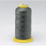 Nylon Sewing Thread, Dark Gray, 0.2mm, about 700m/roll(NWIR-N006-01X1-0.2mm)
