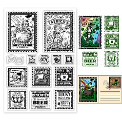 PVC Plastic Stamps, for DIY Scrapbooking, Photo Album Decorative, Cards Making, Stamp Sheets, 16x11x0.3cm(DIY-WH0167-57-0190)