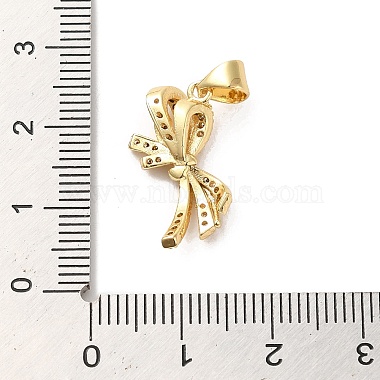 Rack Plating Brass Micro Pave Clear Cubic Zirconia Pendants(KK-A206-05A-G)-3