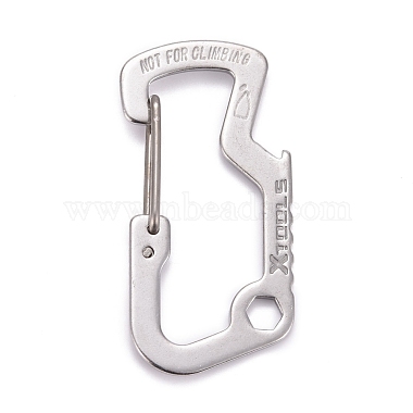 Stainless Steel Color Others 202 Stainless Steel Keychain Clasps