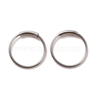 Round 304 Stainless Steel Earrings