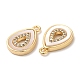 Brass Micro Pave Cubic Zirconia Charms(KK-B074-17G)-2