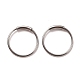 Non-Tarnish 304 Stainless Steel Hoop Earrings(STAS-Z037-02P)-1