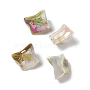 Opaque Acrylic Beads, AB Color, Nuggets, Camel, 20.5x18x17mm, Hole: 2.8mm(OACR-E004-21)
