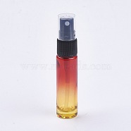 Glass Gradient Color Spray Bottle, Colorful, 9.6x2cm, Capacity: 10ml(MRMJ-WH0011-C09-10ml)