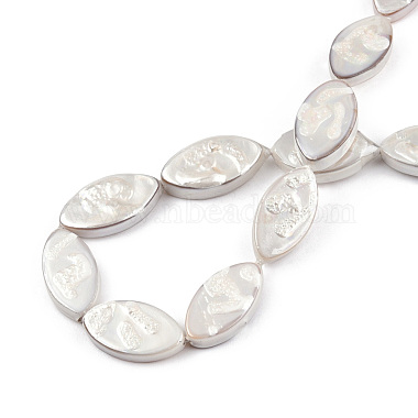 Placage de brins de perles de coquille d'eau douce naturelles(SHEL-N026-228)-4