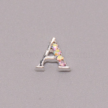 cabochons en alliage de strass avec lettres a à z(MRMJ-WH0072-92A)-2