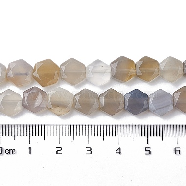 Natural Grey Agate Beads Strands(G-K359-C11-01)-5