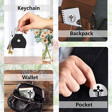 Creatcabin Pocket Hug Token Fernbeziehungs-Andenken-Schlüsselanhänger-Herstellungsset(DIY-CN0002-67D)-5