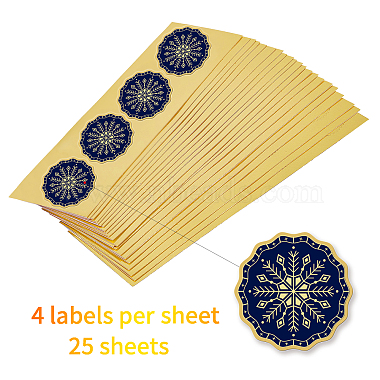 Self Adhesive Gold Foil Embossed Stickers(DIY-WH0219-015)-3