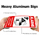 предупреждающий знак из алюминия(DIY-WH0220-006)-4