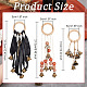 3Pcs 3 Style Alloy Witch Bells Pendant Decorations(HJEW-OC0001-14)-2