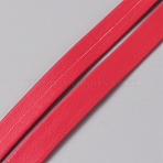Imitation Leather Ribbon for Sword Handle Decoration, Red, 1/4 inch(8mm), about 5.47 Yards(5m)/Roll(OCOR-WH0085-73A)