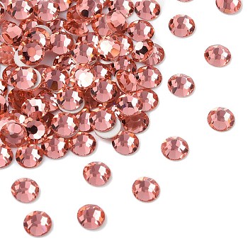 Preciosa&reg MAXIMA Crystal No Hotfix Flatback Stones, Czech Crystal, Dura Foiling, Round(438 11 615 Chaton Rose), 70030 Rose Peach, SS16(3.8~4mm)