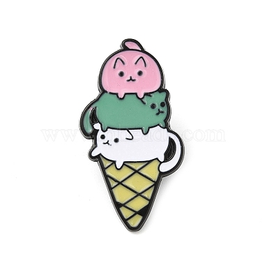 Colorful Ice Cream Alloy+Enamel Enamel Pins
