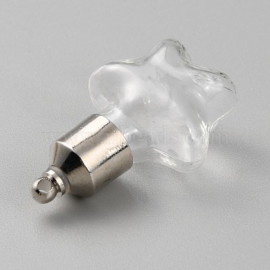 Clear Glass Bottle Pendants(GLAA-WH0035-33A)-2