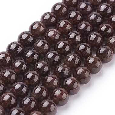 6mm DarkRed Round Garnet Beads