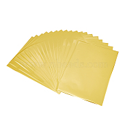 A4 Stamping Hot Foil Paper, Transfer Foil Paper, Elegance Laser Printer Craft Paper, Rectangle, Gold, 292x210x0.01mm, 50 sheets/bag(DIY-WH0308-502A)