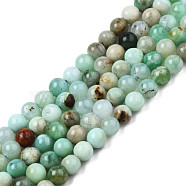 Natural Chrysoprase Beads Strands, Round, 4mm, Hole: 1mm, about 84~90pcs/strand, 15.1 inch(G-S333-4mm-016)