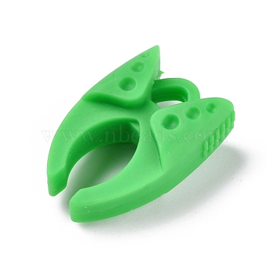Lime Green Silicone Clips