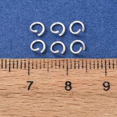Messing Open Ringe springen(KK-G604-08S-09)-3