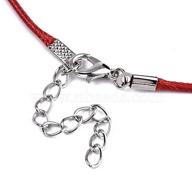 Waxed Cotton Cord Necklace Making(MAK-S034-003)-4