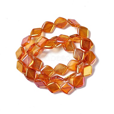 Electroplate Glass Beads Strands(EGLA-L032-FR)-3