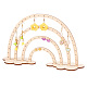 Rainbow Wood Earring Display Stands(EDIS-WH0030-26)-1
