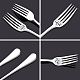 Word Pattern Stainless Steel Fork(AJEW-WH0191-003)-4