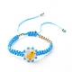 Adjustable Nylon Thread Braided Bead Bracelets for Kid(BJEW-JB06461)-2